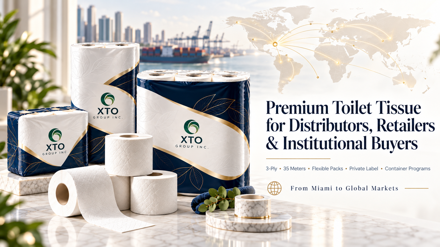 Premium Toilet Tissue & Private Label sourcing category